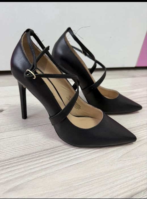 Pantofi piele naturala H&m