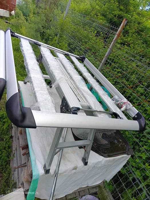 Напречни греди, алуминиев багажник