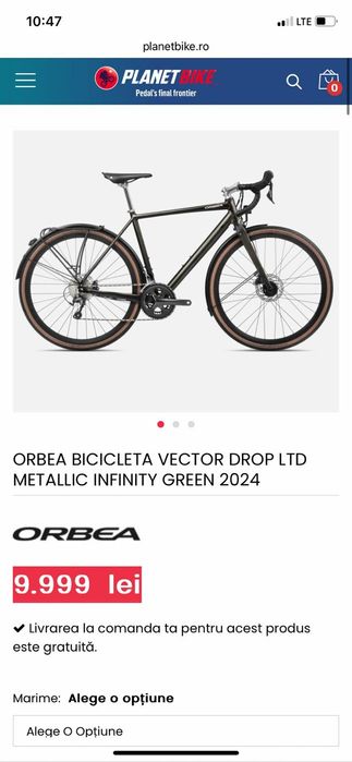 Bicicletă Orbea Vector Drop
