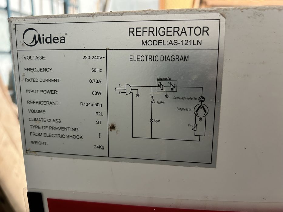 Мини холодильник для еды