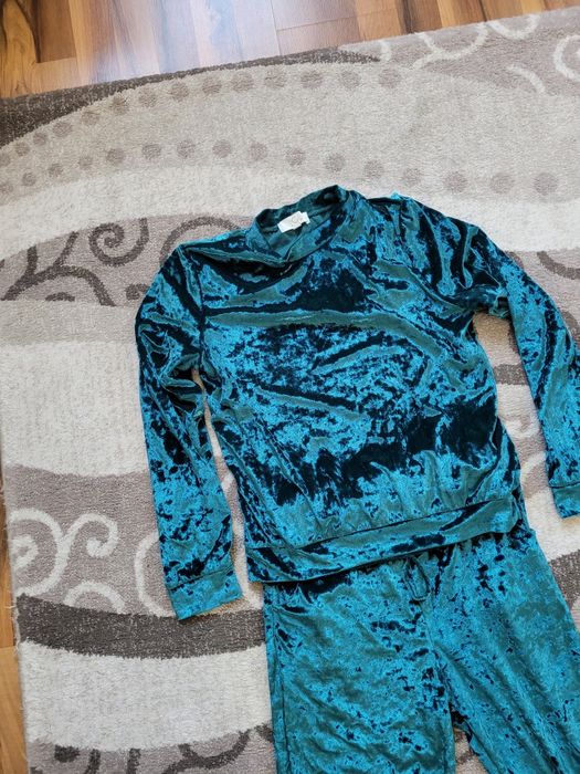 Trening de catifea albastru, marimea S