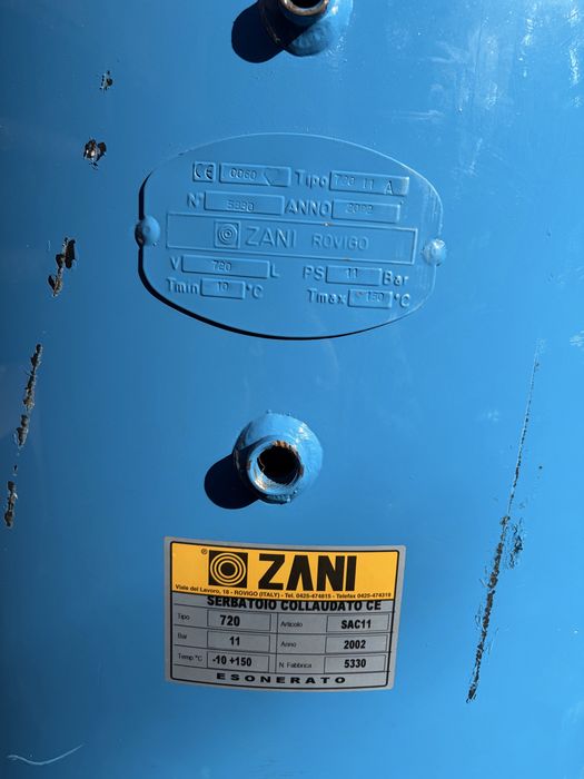 Ресивър 720lt 11bar Italy