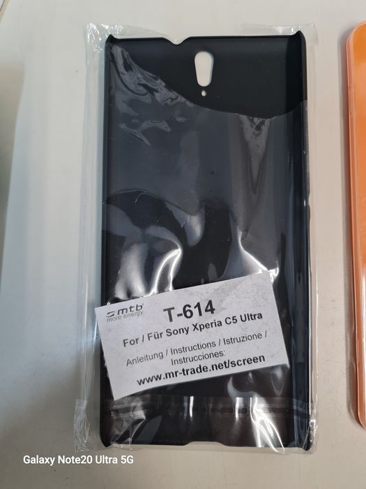 Folie sticla și husă Sony Xperia C5