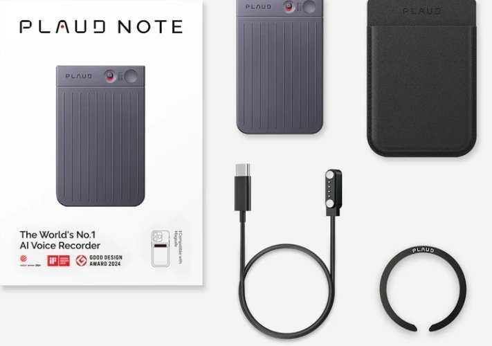 Ploud AI диктофон в виде пластиковой карточкы MagSafe. Есть доставка