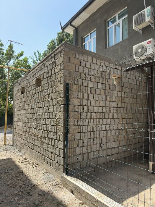 Шлака блок терамиз Забор ва хоналар учун