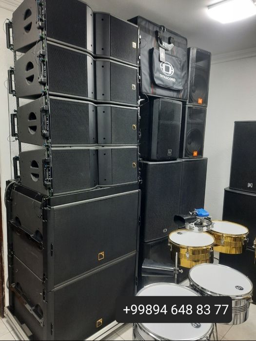 Arenda kolonka miksherniy pult mikrofon stoyka usilitel latr udlinitel