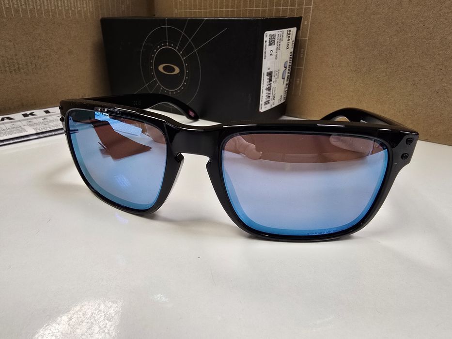 Ochelari Oakley Holbrook Polished Black Prizm Deep Water Polarized