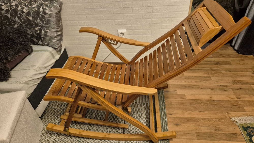 Scaun Șezlong Balansoar lemn