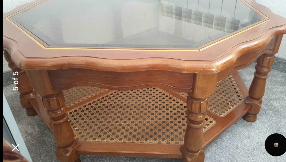 Маса холна стъкло