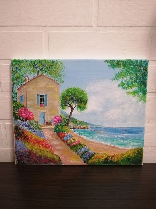 Продам картину Домик у моря