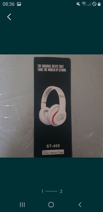 Căști  de ascultat muzica cu fir și bluetooth originale