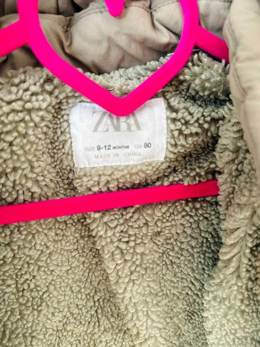 Детско зимно яке на Зара с парка