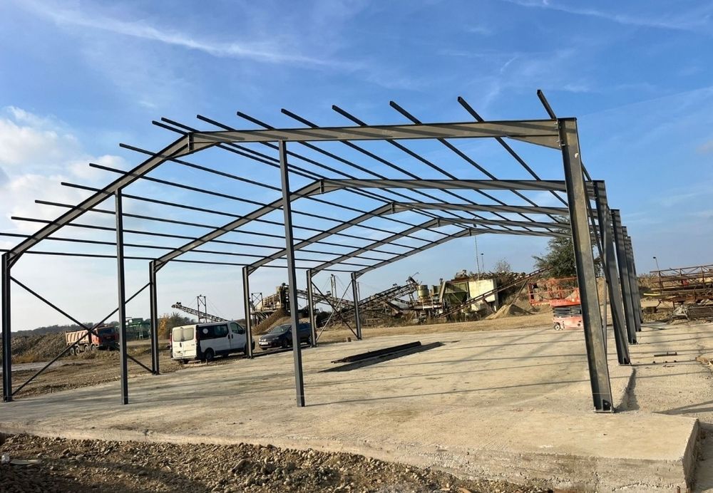 Structuri metalice hale metalice diferite dimensiuni