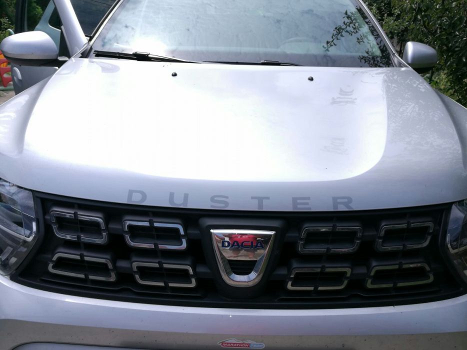 Sticker logo Dacia Duster_ capota/ barile longitudinale, 4WD