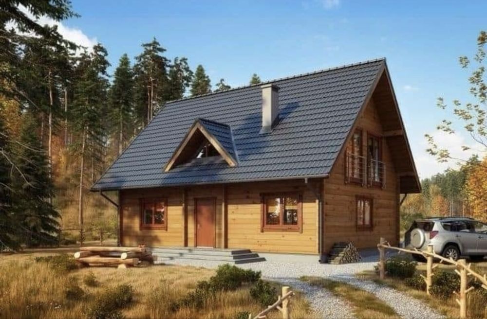 Executam cabane din lemn la rosu sau la cheie