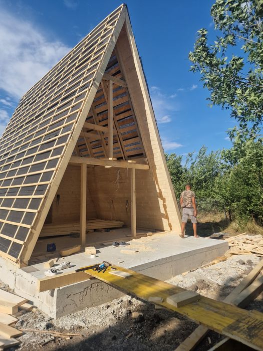 Construim case și cabane din lemn