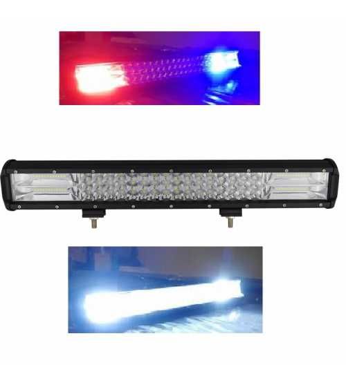 Led Bar 288w POLICE, Lumina 7D, Lumina Spot Si Flood Bicolor