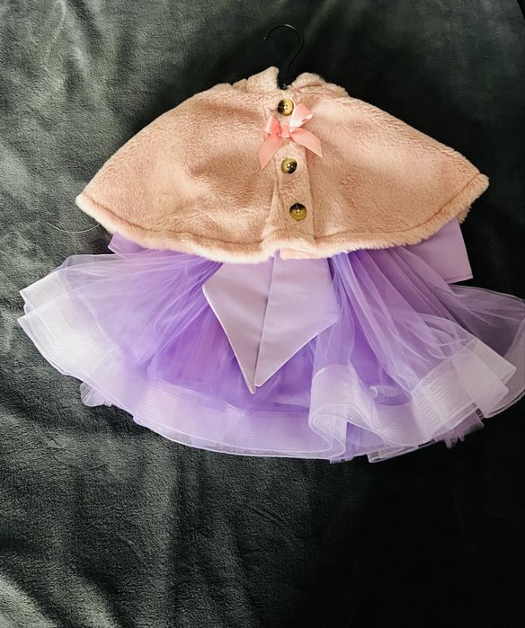 Rochie botez 63-68 cm + blanita