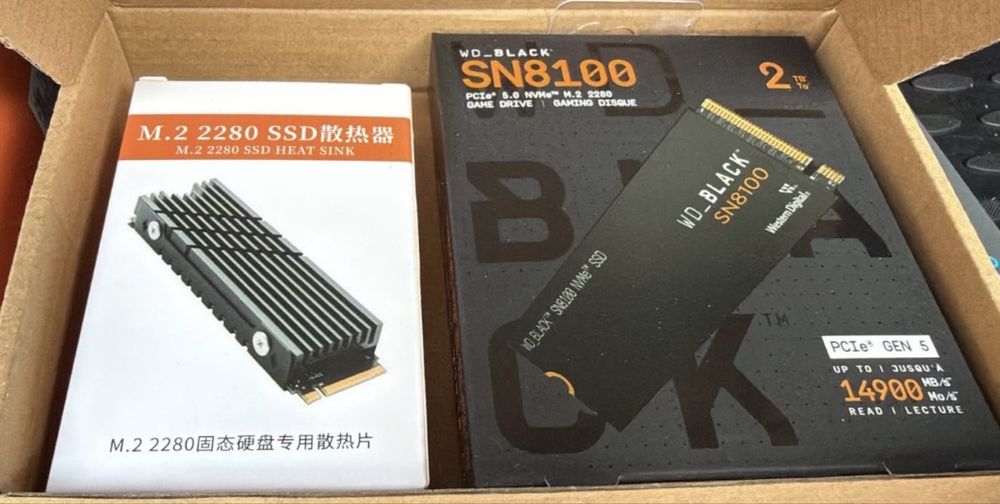 Wd black Ssd M2 Gen5 2tb