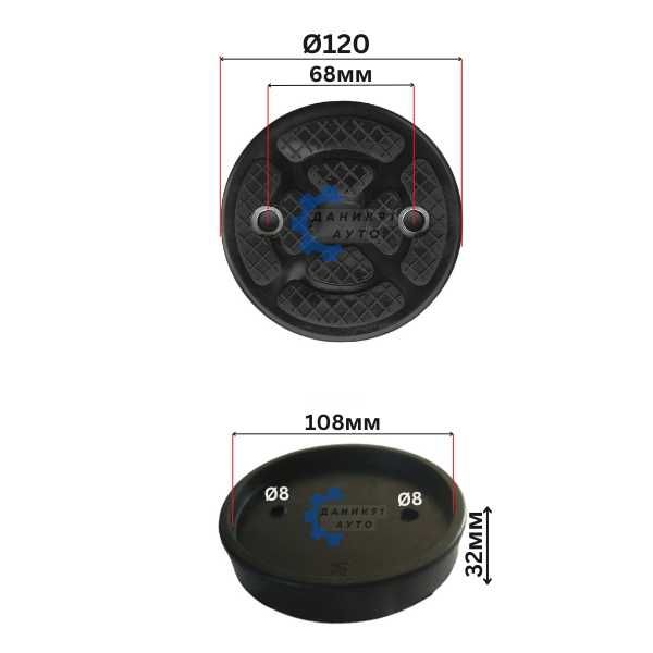 Тампон подемник Ф 108 - 4 броя к-т