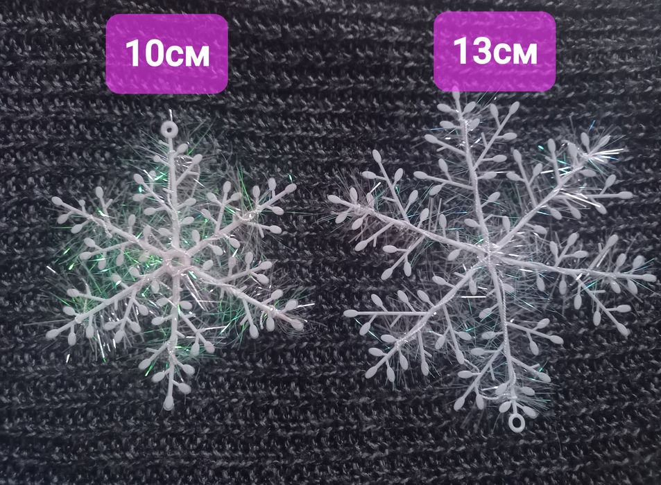 Новогодние украшения снежинки