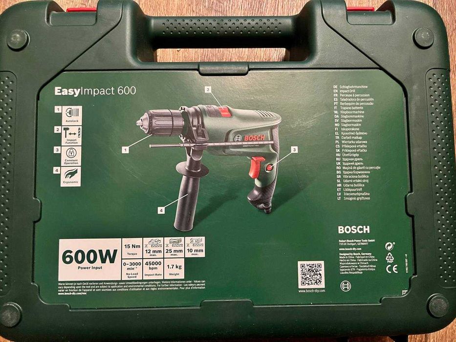 Ударная дрель Bosch EasyImpact 600