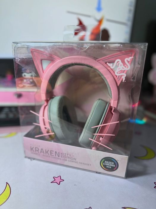 Распродажа! Razer Kraken Kitty RGB Наушники Подарок для девушки