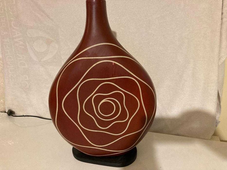 lampa Bali flacara rosie