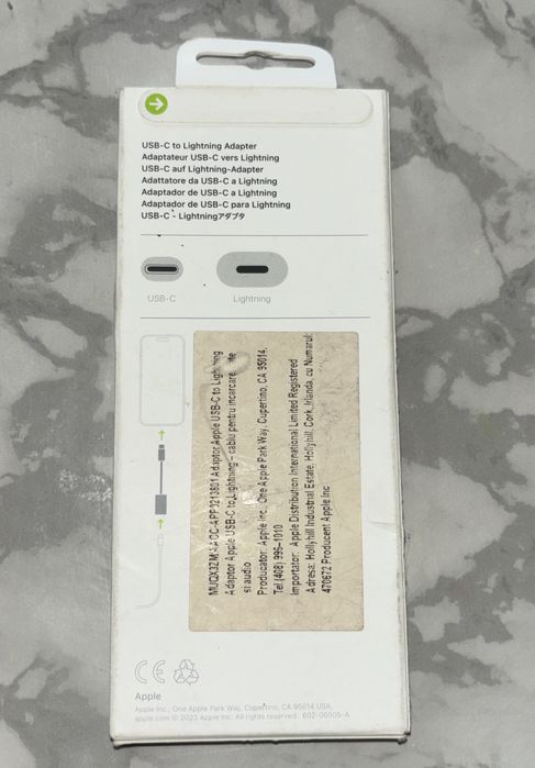 Adaptor lightning-usb c