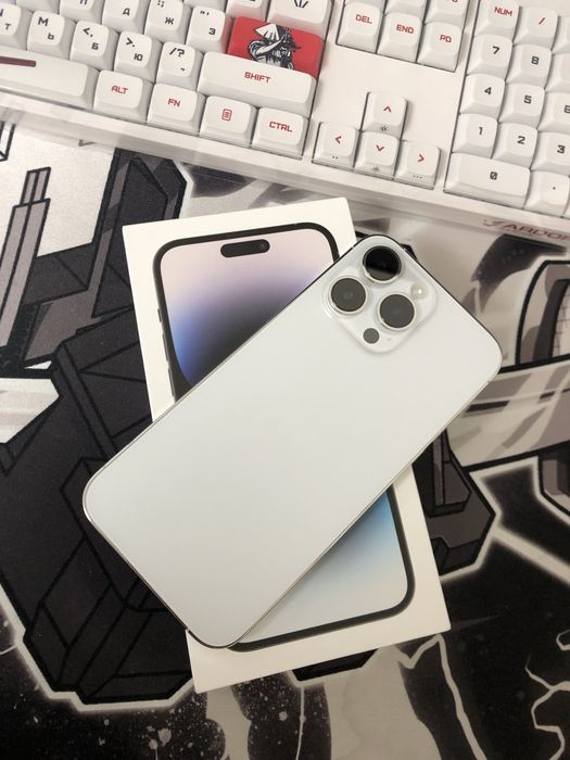 iPhone 14 pro max silver 128gb