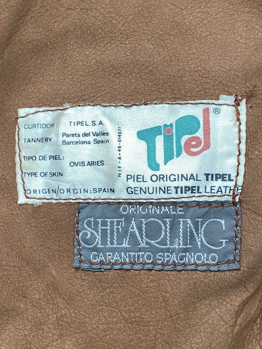 Palton original shearling Tipel