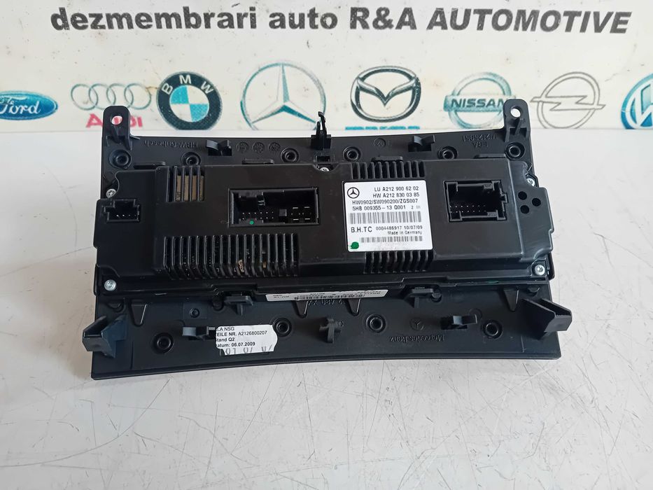 Panou Modul Comanda CLima Climatronic Mercedes E Class W212 Cod A2129006202