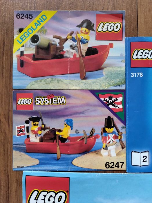 Legoland/Pirates/Pharaons Quest/Paradisa/City - инструкции