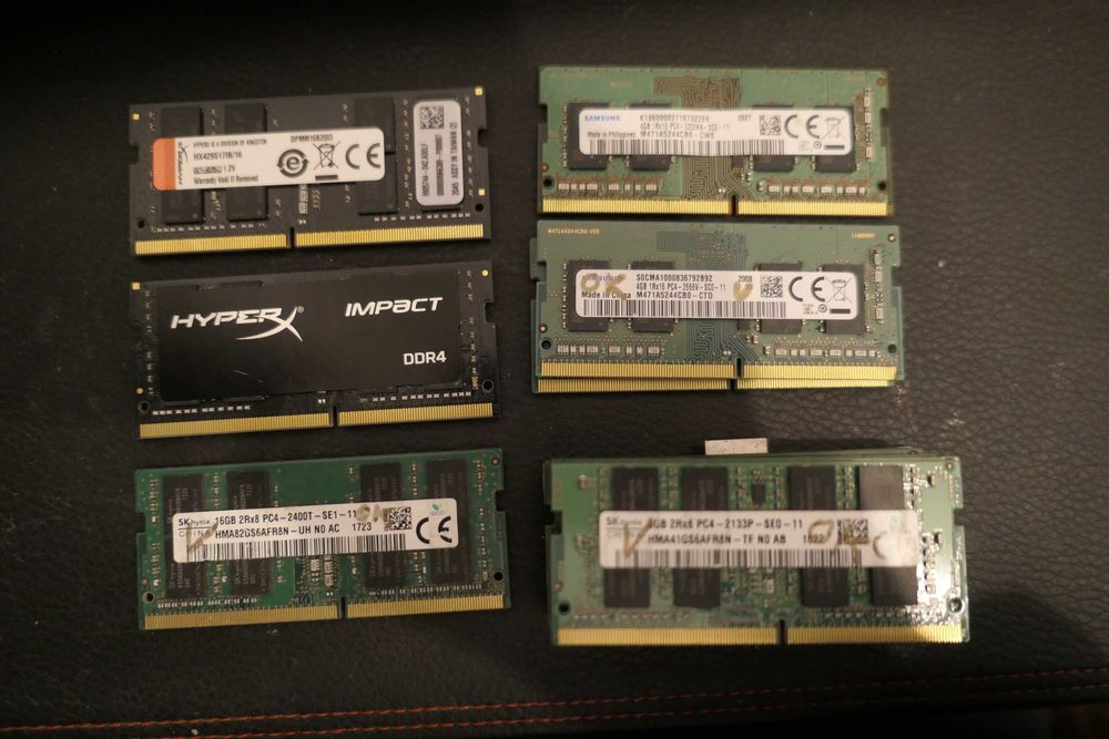 Memorie Ram Laptop 4 8 16 Gb DDR4 SODIMM 32 giga Kingston HX426S15IB2 PC 2133 Mhz 2400/ 2666