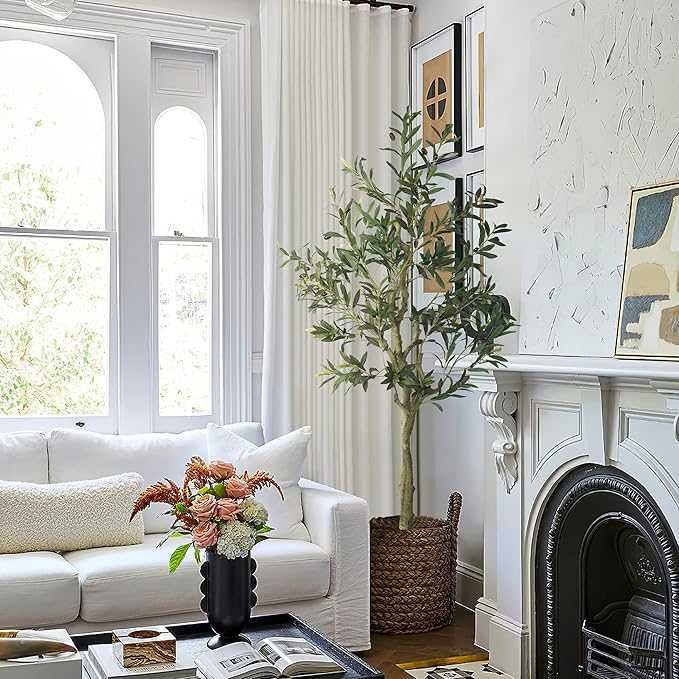 ПРОМО Изкуствено маслиново дърво с лед светлини - 183 см - A-GE23005