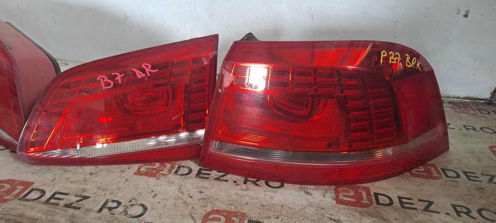 SET Stopuri VW Passat B7 Break / Combi model cu LED - stop stanga - dreapta Caroserie , stop stanga - dreapta Hayon