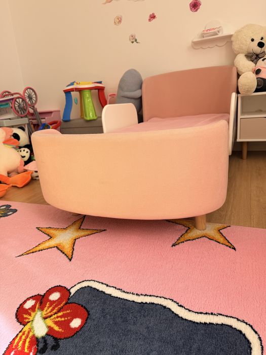 Кровать с матрасом для девочки