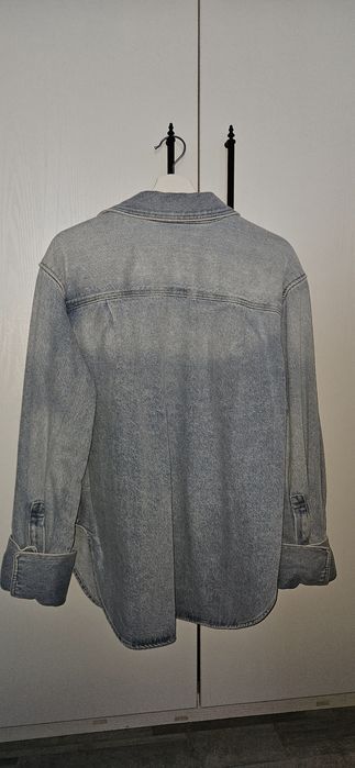 Джинсовая куртка-рубашка H&M