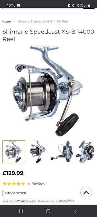Set 2 mulinete shimano speedcast 14000 xsb