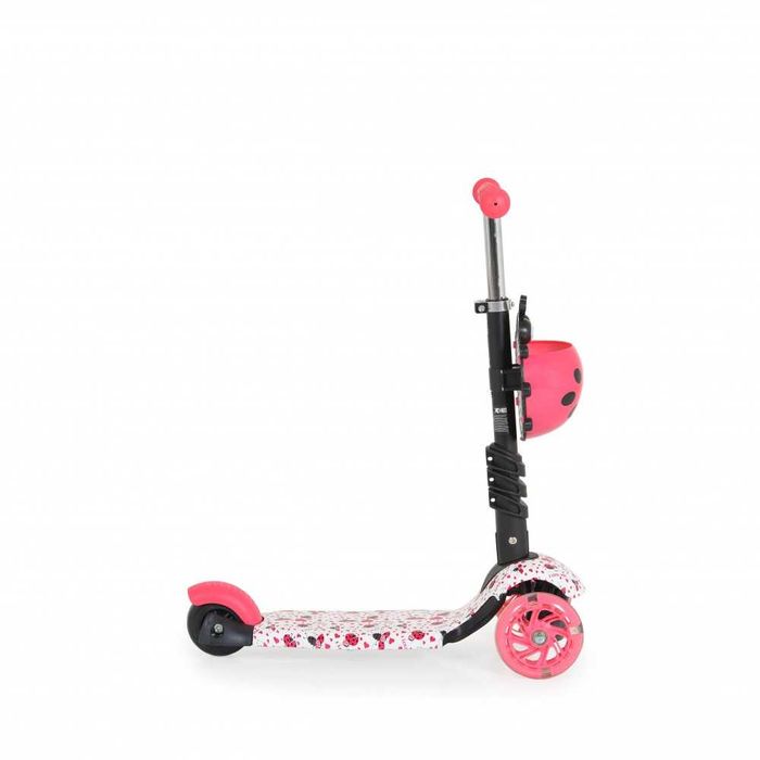 Trotineta evolutiva Moni Scooter 3 in 1 Lollipop Pink