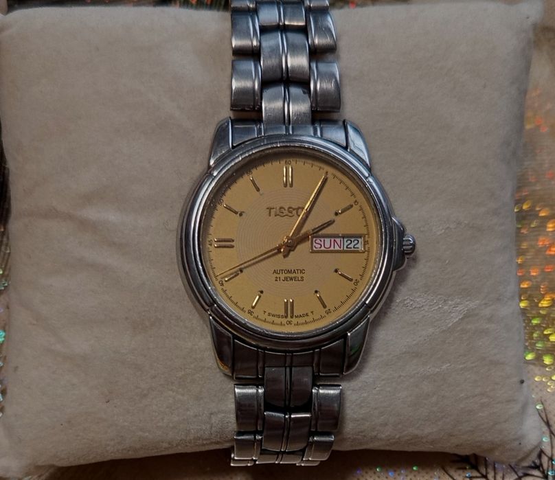 TISSOT ,  T swiss made T , since 1853