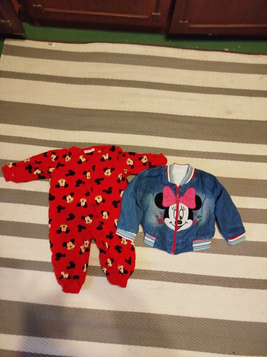 Лот от дънково яке и ромпър