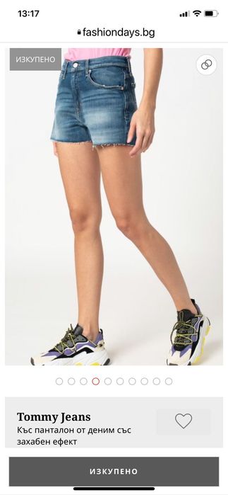 Tommy Jeans къси дънки