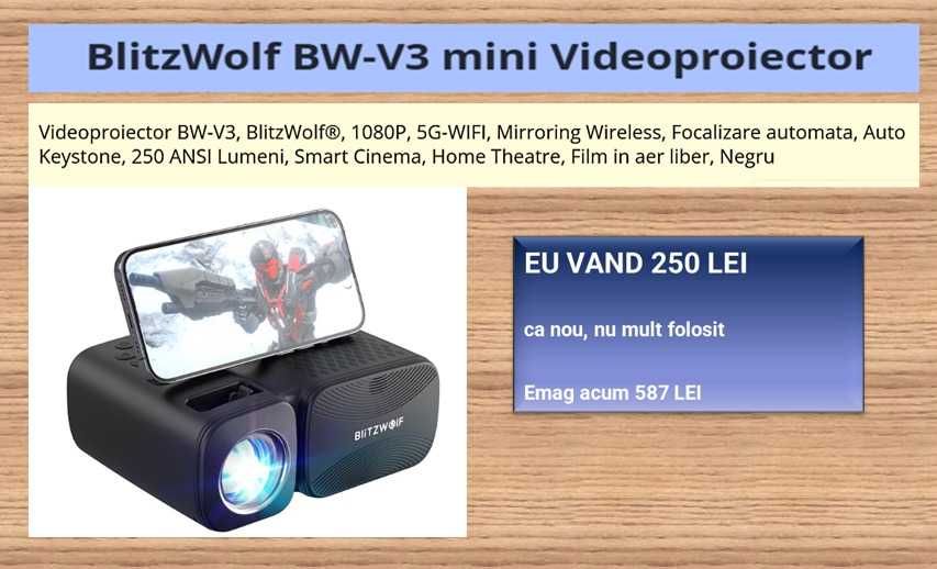 Video proiector folosit foarte putin