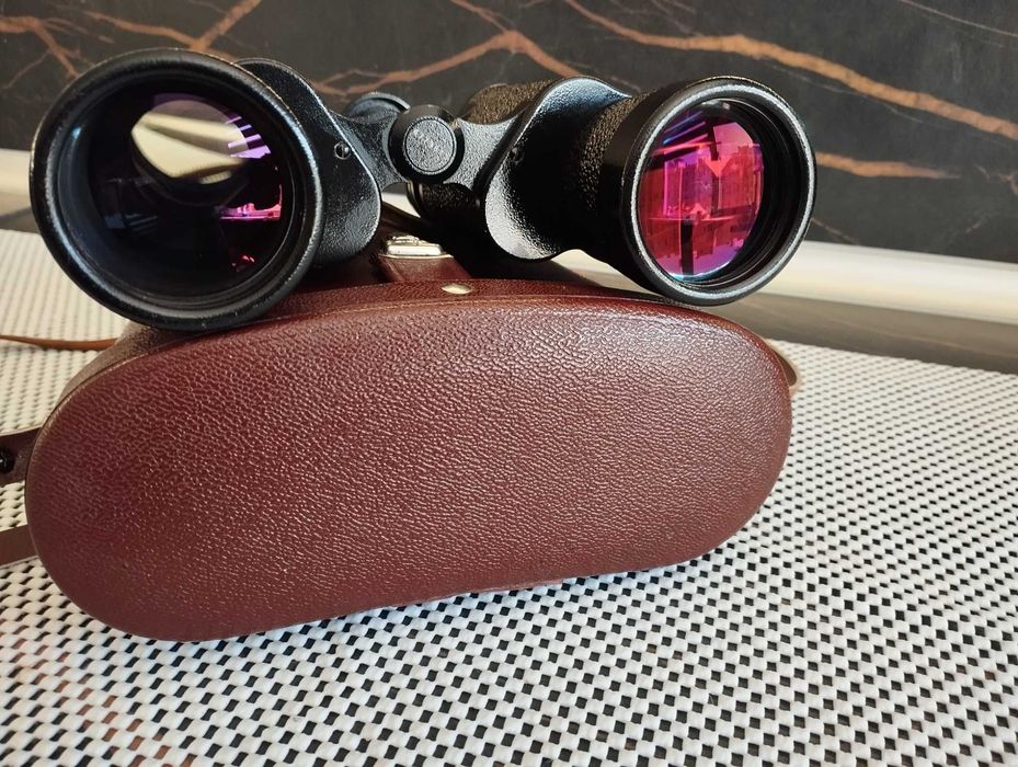 ТОП Бинокъл Carl Zeiss Jena-JENOPTEM-MULTI-COATED -10 х 50W-ГДР--като  НОВ