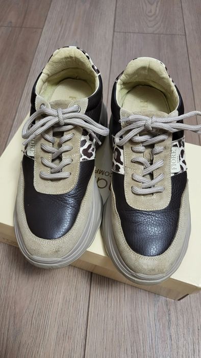 Маратонки- естествена кожа