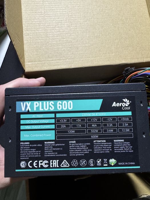 Блок питания VX PLUS SERIES 600W