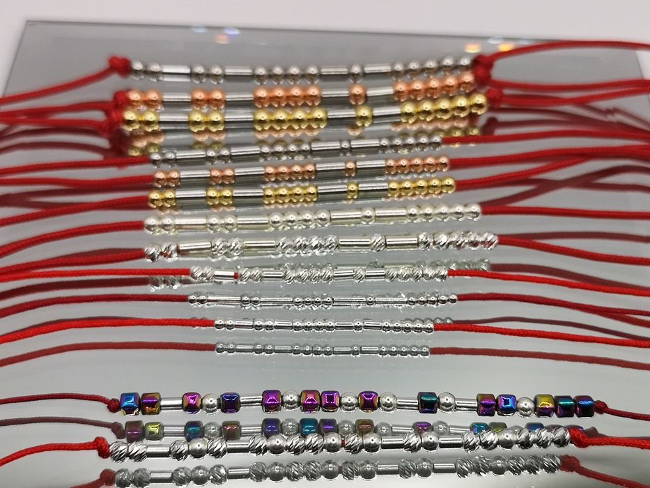 925 сребърни гривни с тайно послание в морзов код