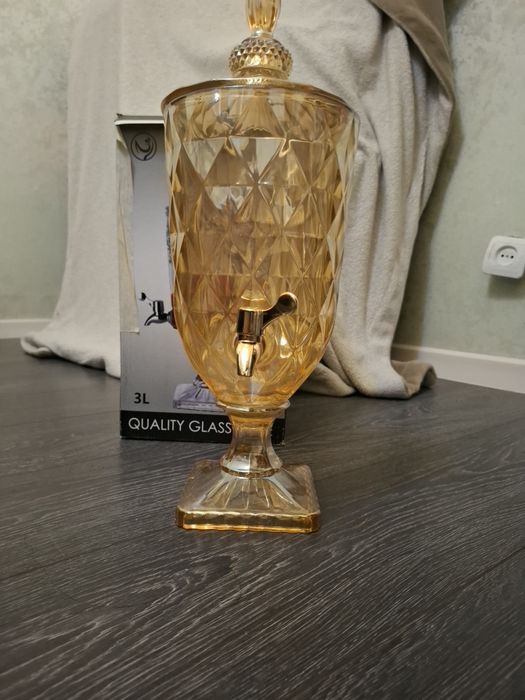 Кувшин (самовар) стеклянный для сока