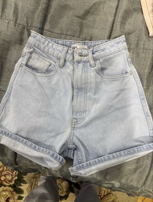 шорты джинсовые zara